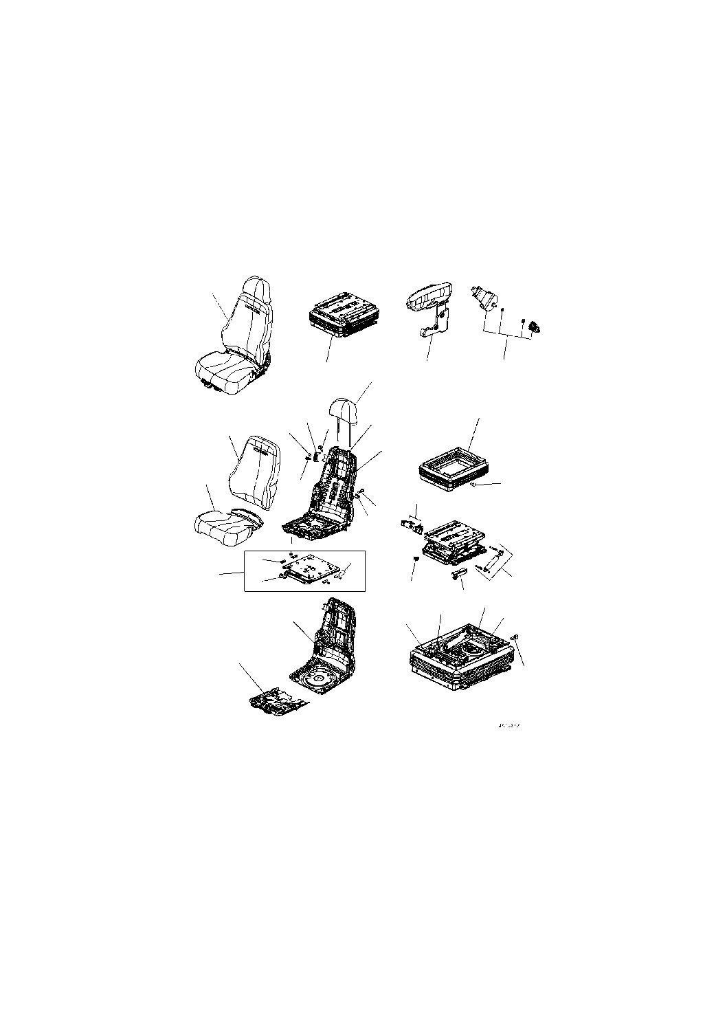 SEAT SLIDE ASSEMBLY ZSSA33375.901